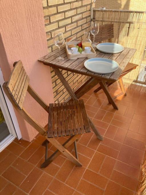Coqueto Apartamento De Playa Con Piscina Y Terraza 발렌시아 외부 사진